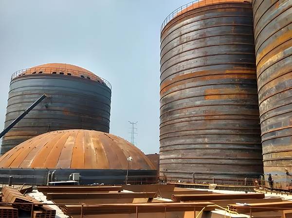 下花园焦粉钢板仓